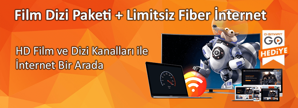 Film Dizi Paketi + Fiber İnternet