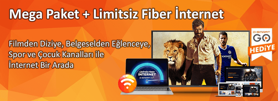 Mega Paket + Fiber İnternet